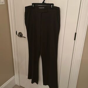 Josephine Chaus zip-front Brown Pants, size 8